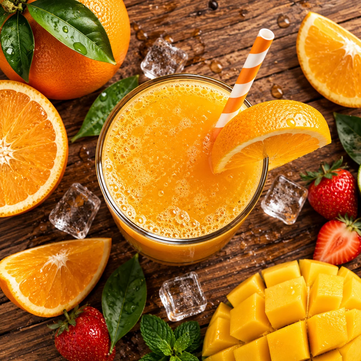 Fresh Natural Cold-Pressed Juices